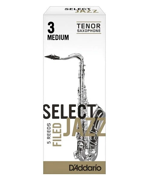 Caña D’Addario “Select Jazz Filed” RSF05TSX3M(5) para Saxofón Tenor 3M-Caja de 5 PIezas