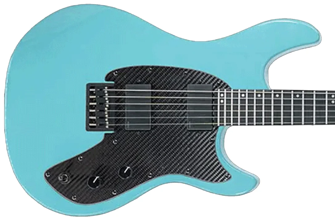 Klōs Artemis Custom Series 22 Fret Stone Blue Electric Guitar with Klos Blackouts Pickup