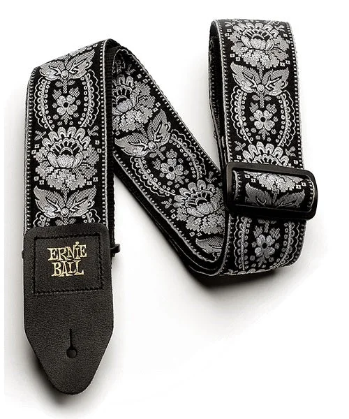 Tahalí Ernie Ball Jacquard 4150 Silver Orleans