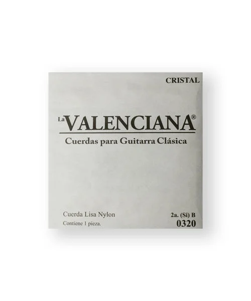 La Valenciana Cuerda 402C(12) para Guitarra Clásica, 2A, Nylon, 12 piezas