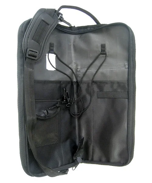 Powerbeat Funda PBFBS para Baquetas, Nylon Negra Sencilla