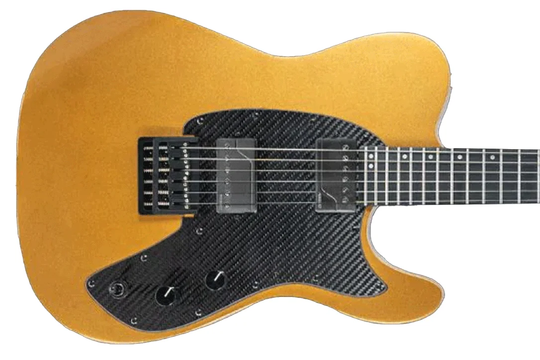 Klōs Telomere Custom Series 24 Fret Electric Guitar with Fishman Fluence Pickup – Gold
