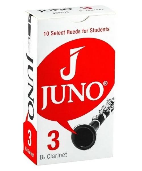 Caña Vandoren JUNO JCR013(10) para Clarinete Si Bemol 3-Caja de 10 Piezas