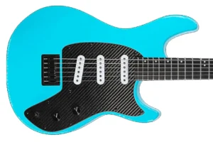Klōs Artemis Baritone Custom Electric Guitar with Klos Single Coils Pickup – Aqua