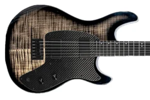 Klōs Artemis Baritone Custom Electric Guitar with Klos Blackouts Pickup – Black