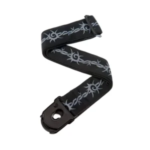 D’addario 50PLA04 Correa de Guitarra con Bloqueo Automatico BARBED WIRE