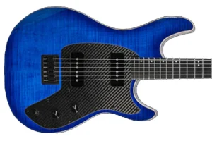 Klōs Artemis Baritone Custom Electric Guitar with Klos P-90S Pickup – Blue