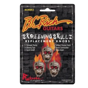 B.C.Rich BCRSK3 Pack de Perillas Skreeming Craneos