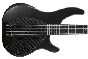 Klōs Apollo IV Custom Electric Jazz Bass with Active-Passive Pickup – Charcoal