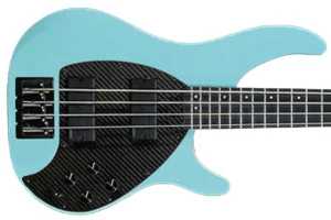 Klōs Apollo IV Custom Electric Jazz Bass with Active Pickup – Stone Blue