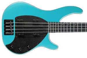 Klōs Apollo IV Custom Electric Precision Bass with Passive Pickup – Aqua