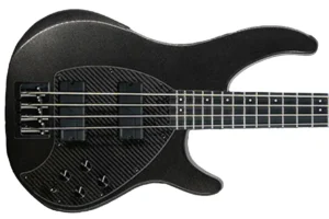 Klōs Apollo IV Custom Electric Precision Bass with Active Pickup – Charcoal