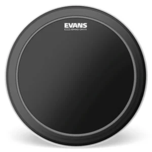 Evans BD22EMADONX EMAD Onyx Parche de bombo 22″ Frost Coated