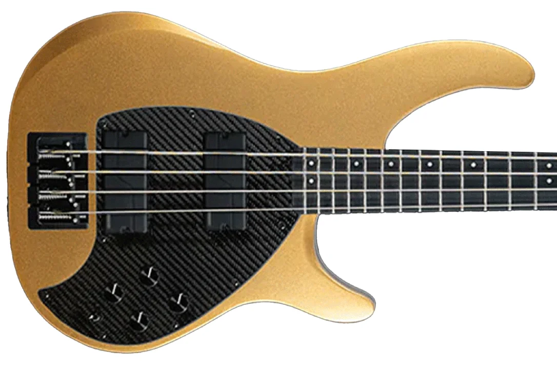 Klōs Apollo IV Custom Electric Precision Bass with Active Pickup – Gold