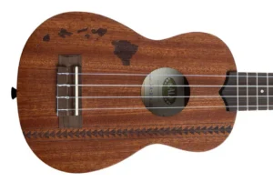 Kala 15S-H2 Mahogany Hawaiian Islands & Tattoo Soprano Ukulele
