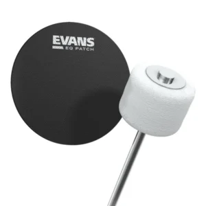 Evans EQPB1 EQ Patch Protector de Bombo de nylon negro x 2 unds.