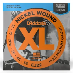 D’Addario EJ22 XL Jazz Medium Cuerdas de Guitarra Electrica 13-56