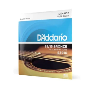 D’addario EZ910 85/15 Bronze Cuerdas para Guitarra Acustica Tension light