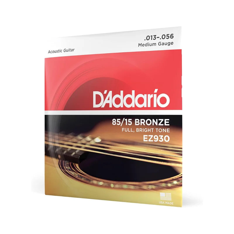 D’addario EZ930 85/15 Bronze Cuerdas para Guitarra Acustica Tension Medium