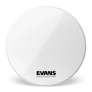 Evans BD24MX2W MX2 Parche de bombo de marcha 24″ Blanco