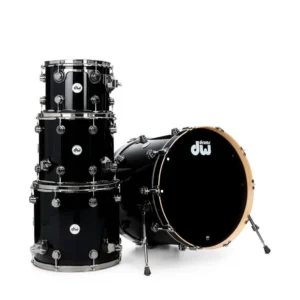 DW DWMGB040816008 Collector Bateria Maple Gloss Black – Set 4