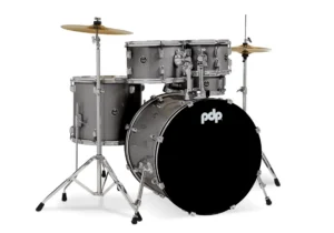 PDP PDCE2215KTSS Center Stage Silver Sparkle 5 piezas