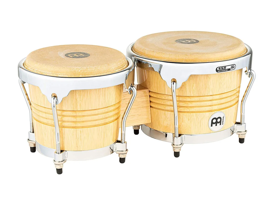 Meinl WB200NT-CH Bongoes Wood Natural/Cromado
