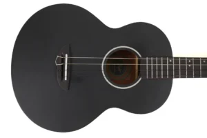 Flight IRIS BK Solid Spruce Top & Mahogany Baritone Ukulele – No Pickguard