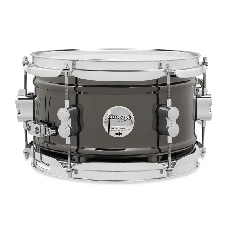 PDP PDSN0610BNCR Concept Series Black Nickel Over Steel Snare 6×10