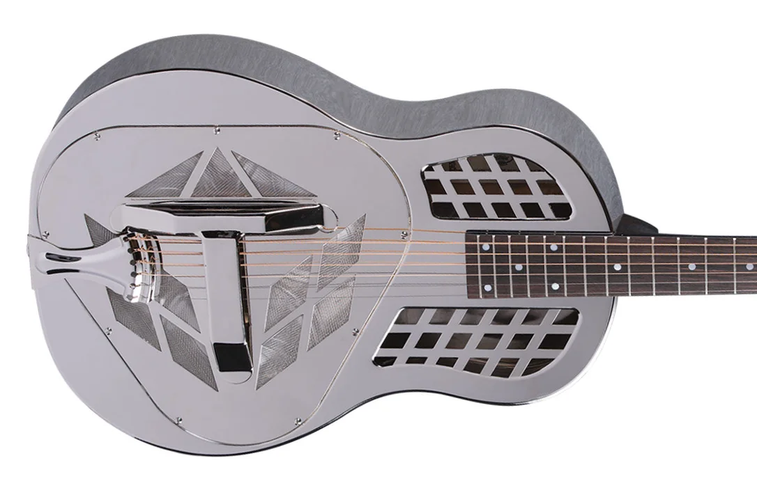 Regal RC-51 Nickel Plated Brass Tricone Resophonic Guitar