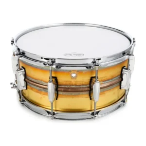 Ludwig LB464R Raw Brass Phonic Tarola 6.5″x14″ Latón crudo