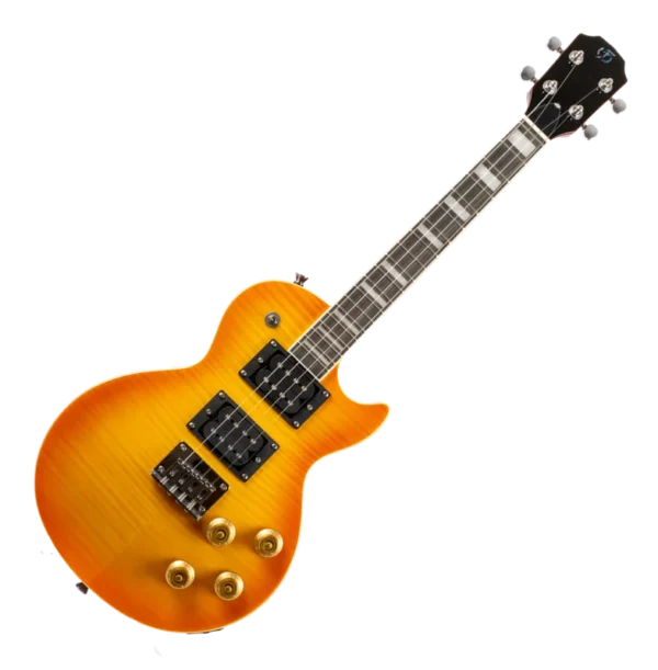 Centurion Tenor VB Vintage Burst Cuerpo Solido Ukelele Electrico