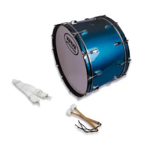 Verve Percussion MD-281612B/BLUE Bombo Banda Orquesta 28″