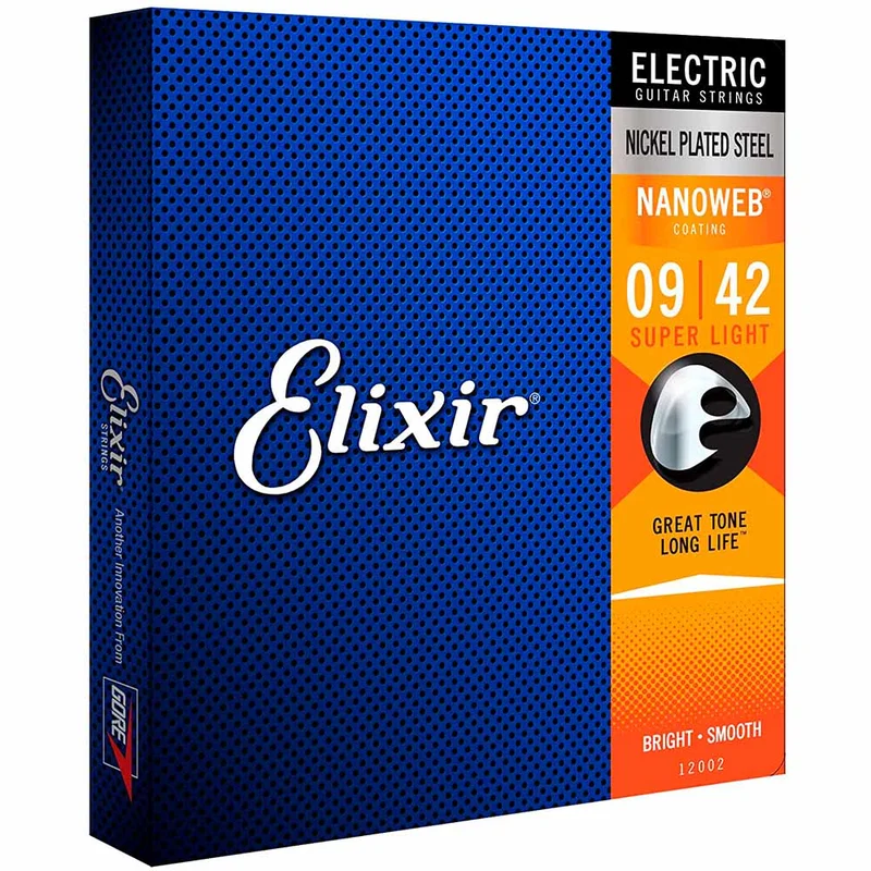 Encordadura Guitarra Eléctrica ELIXIR 3313212002 9/42 NICKEL SUPER LIGHT