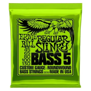 Encordadura Bajo Eléctrico ERNIEBALL 2836 45/130 5 Cuerdas Regular Slinky