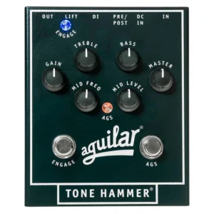 Pedal de Preamplificación y Caja Directa Tone Hammer para bajo AGUILAR TONEHAMMER