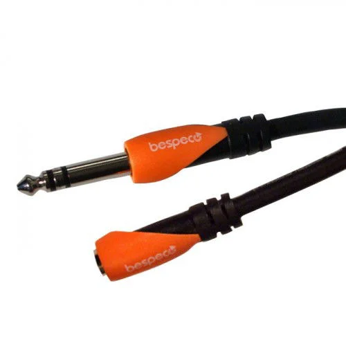 BESPECO SLFJJ300 CAVO PROLUNGA PER CUFFIE 3 MT JACK STEREO 6,3 MM PRESA JACK STEREO 6,3 MM -SLF-JJ-300