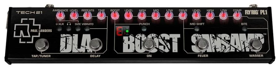 TECH21 Paul Landers PL1 Signature Fly Rig – pedale multi effetto per chitarra