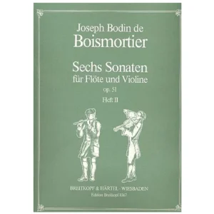 Boismortier, J. B. d.: 6 Sonaten Op. 51 Band 2 (Nr. 4-6)