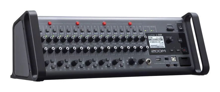 ZOOM L-20R – Mixer digitale 20 canali, recorder e interfaccia audio – formato rack