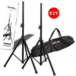 BESPECO SH80N SUPPORTI SUPPORTO STATIVO PIANTANA PER CASSA CASSE CON PRATICA BORSA DI TRASPORTO IN OMAGGIO SH-80-N COPPIA