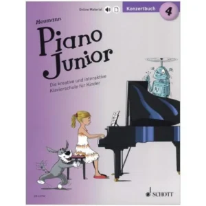 Heumann, H.-G.: Piano Junior – Konzertbuch Band 4 (+Online Material)