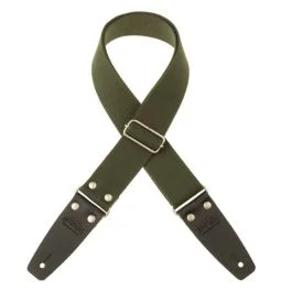 Magrabo’ Tracolla chitarra SC Entry Olded verd terminali nero fibbia argento 5 cm | Cavalli Musica