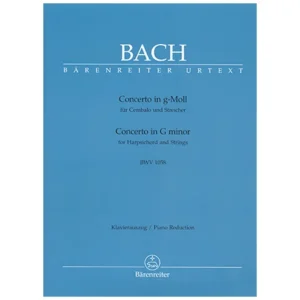 Bach, J. S.: Cembalokonzert BWV 1058 g-Moll