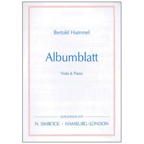 Hummel, B.: Albumblatt