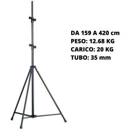 Stativo Luci K&M black 24640-55