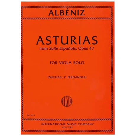 Albeniz, I.: Asturias aus »Suite Espagnole« Op. 47