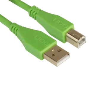 Udg u95001gr – ultimate cavo usb 2.0 a-b green straight 1m