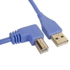 Udg u95006lb – ultimate cavo usb 2.0 a-b blue angled 3m