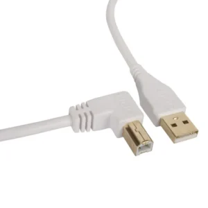 Udg u95006wh – ultimate cavo usb 2.0 a-b white angled 3m